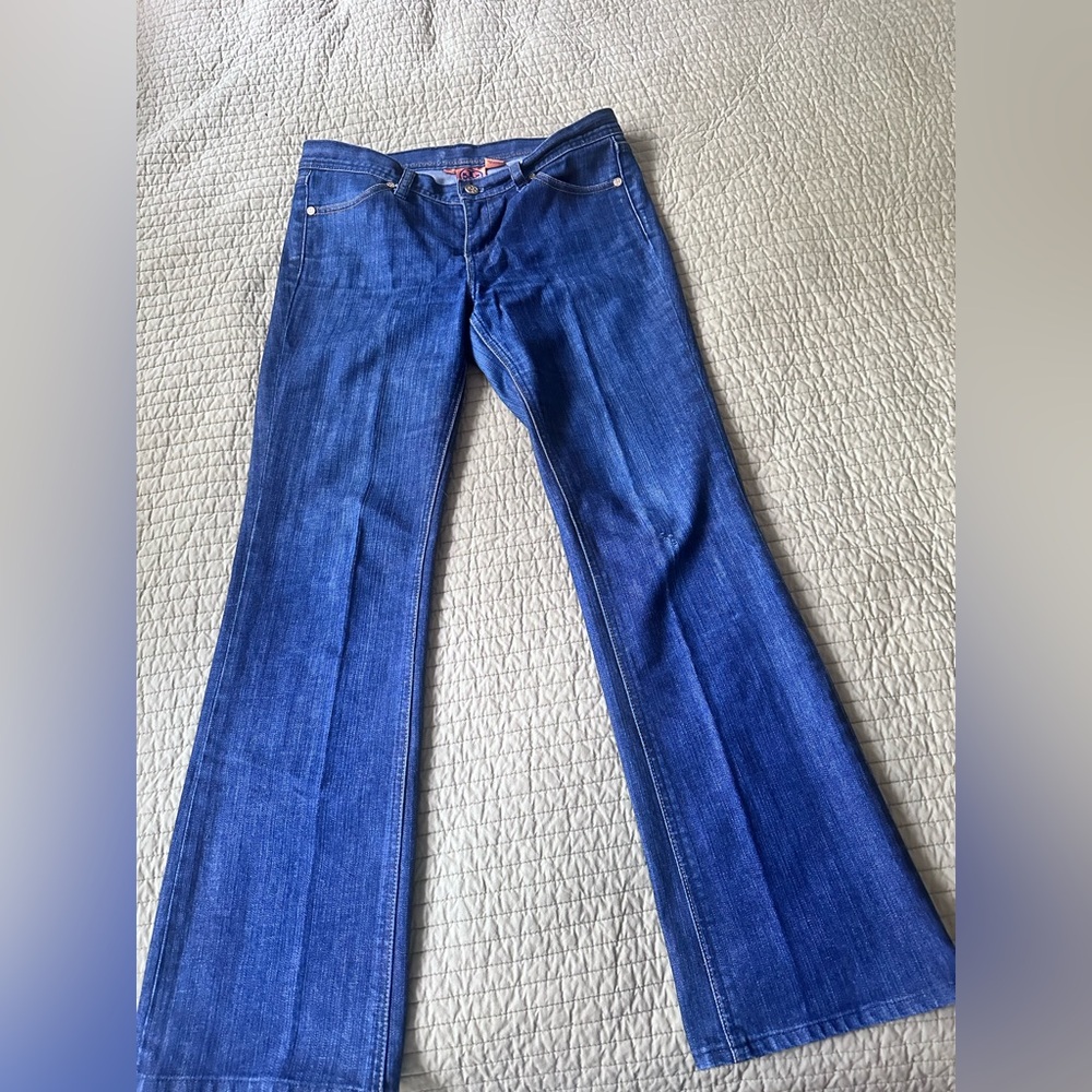 Tory Burch Blue Flare Jeans